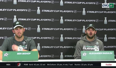 Ben Bishop, Alexander Radulov on the Dallas Game 2 Win