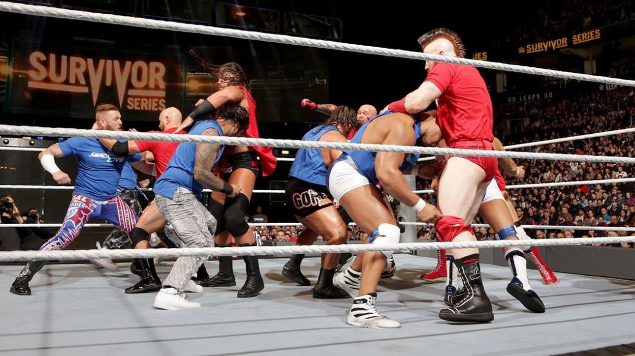 Watch the madness ensue from a 10-on-10 Tag Team match from Survivor Series 2016
