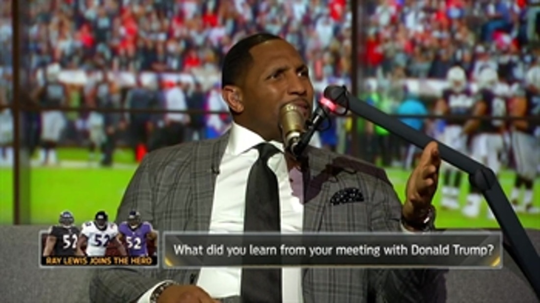 Ray Lewis takes you inside his visit with Donald Trump ' THE HERD (FULL INTERVIEW)