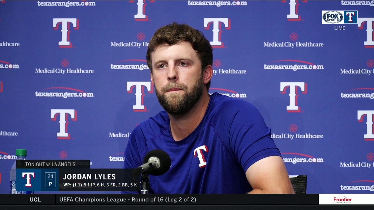 Jordan Lyles gets the Win as the Rangers beat the Angels 4-3