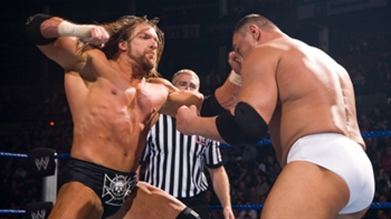 Triple H vs. Edge vs. Vladimir Kozlov - WWE Title Triple Threat Match: Survivor Series 2008 (Full Match)