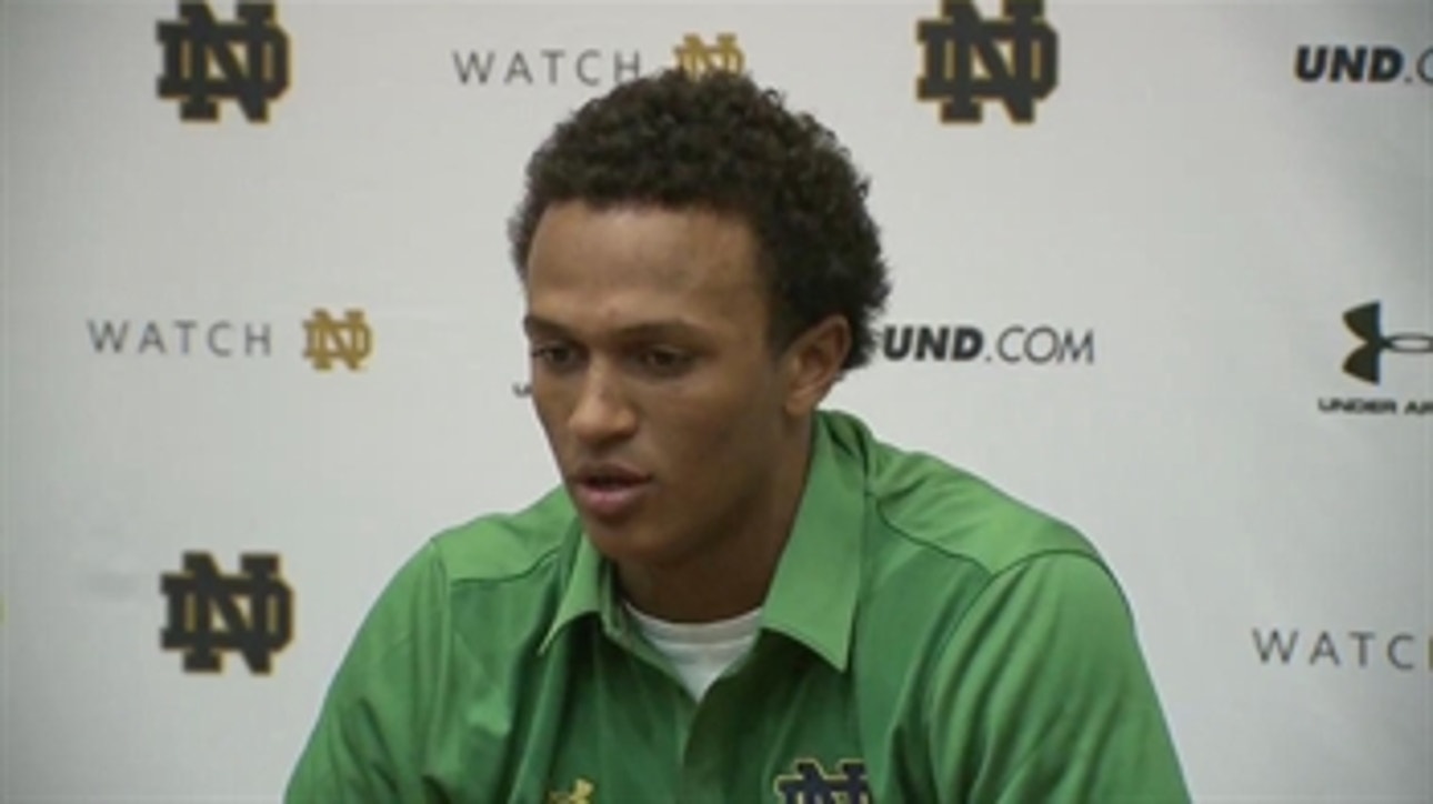 DeShone Kizer: 'There's always some sort of hype. We're Notre Dame.'