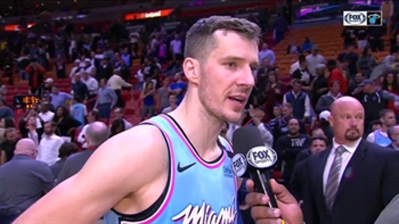 Goran Dragic on Miami's big win over Philly: 'They're a great team but this is our house'
