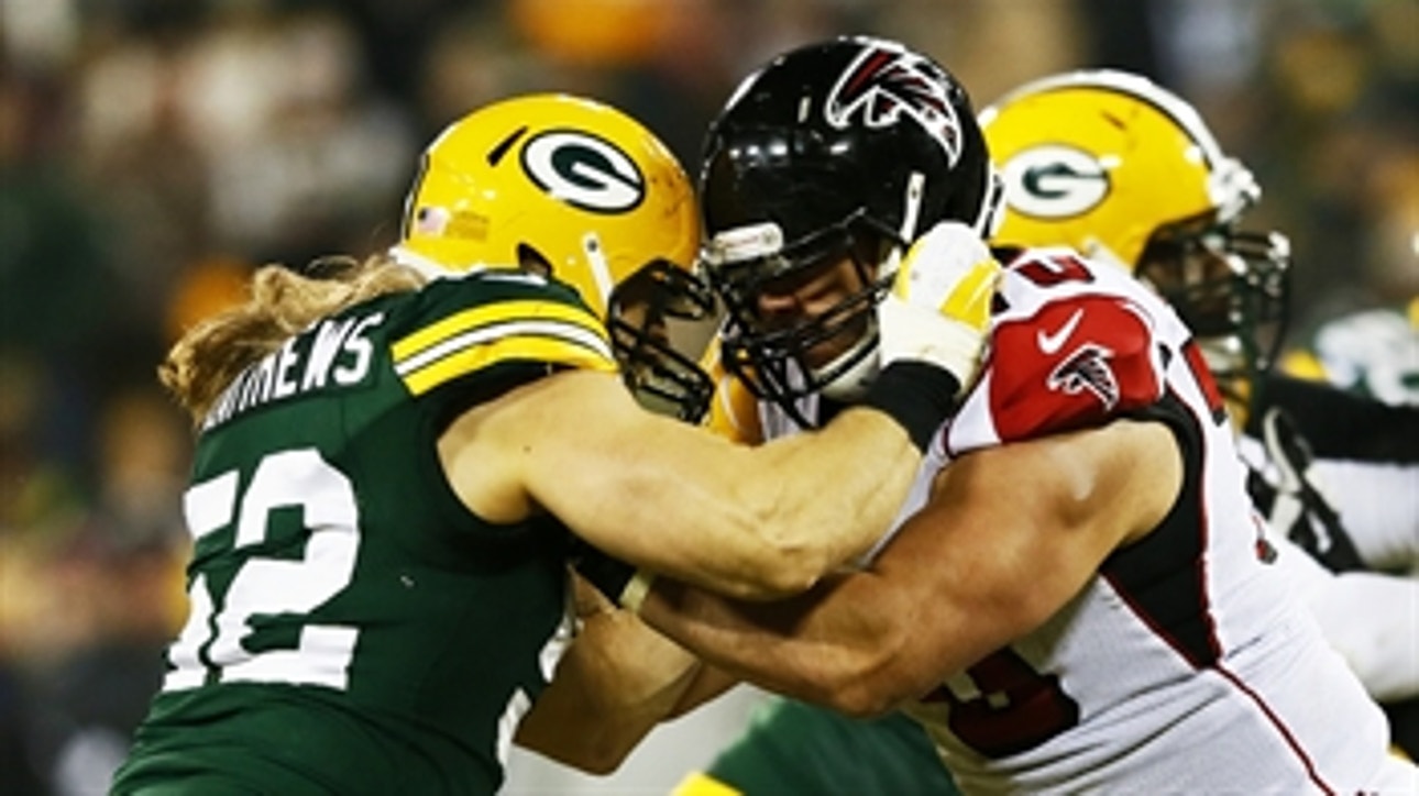Falcons Jake Matthews is ready to face off against his cousin Clay Matthews this Sunday