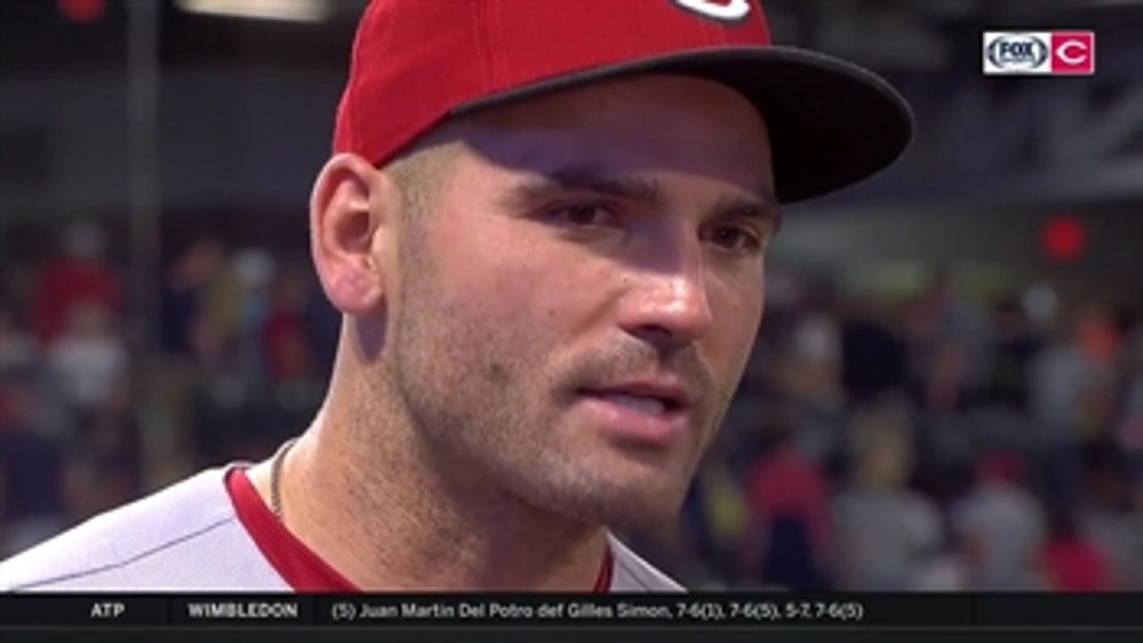 All-Star Joey Votto relives his game-winning at bat during the 9th inning