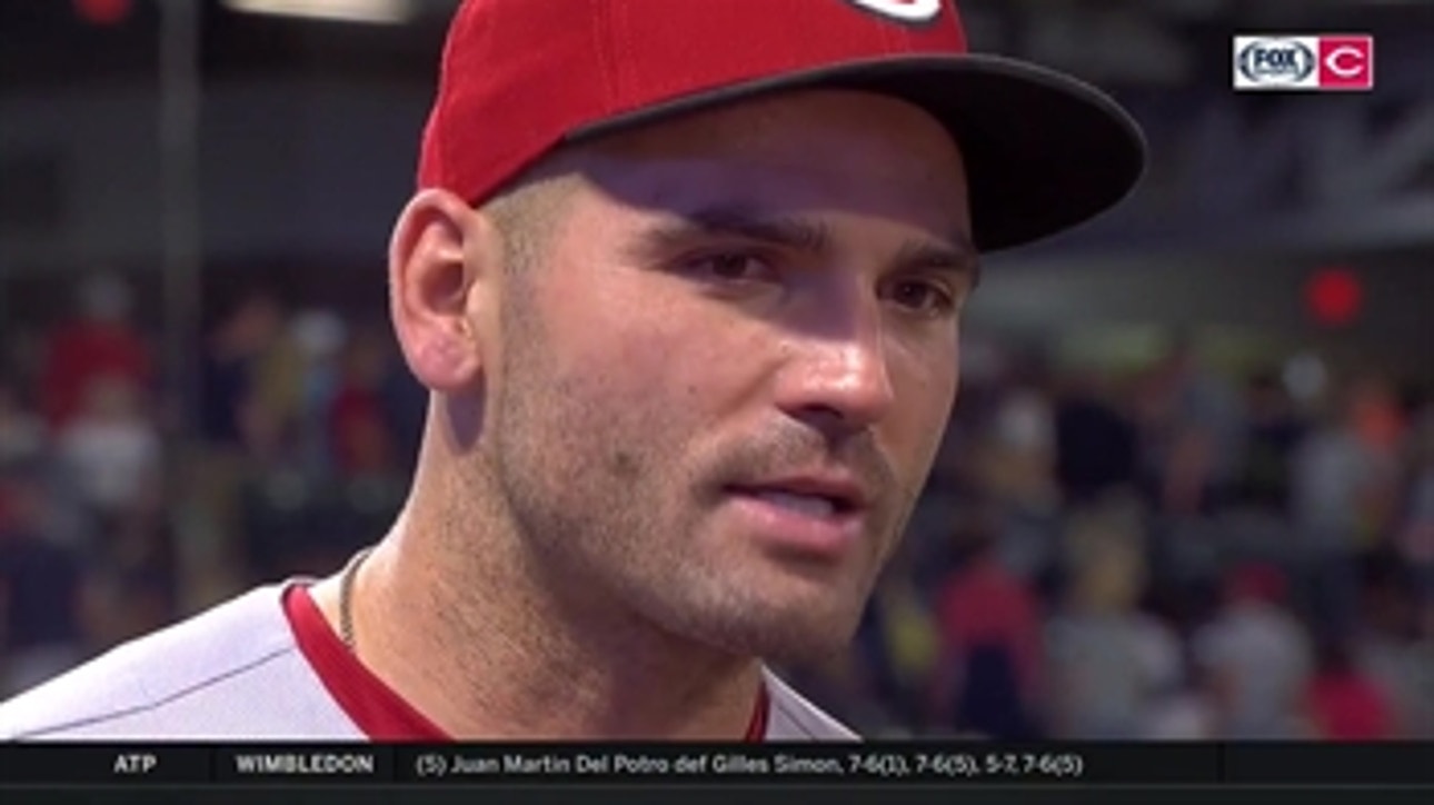 All-Star Joey Votto relives his game-winning at bat during the 9th inning