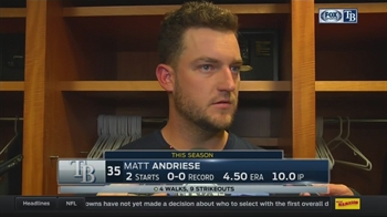 Matt Andriese: Being aggressive was key to get out of tight situations