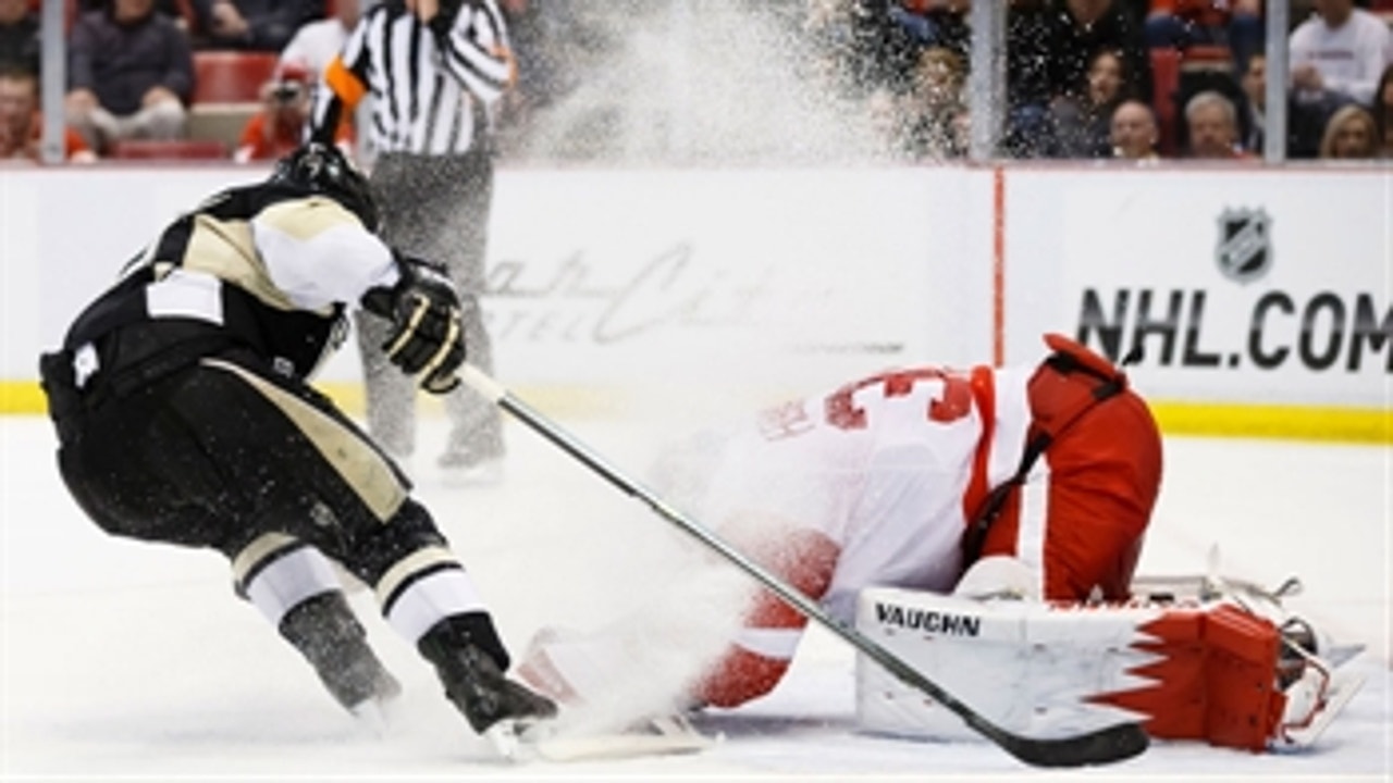 Alfredsson nets 2 goals to lift Red Wings over Penguins in OT