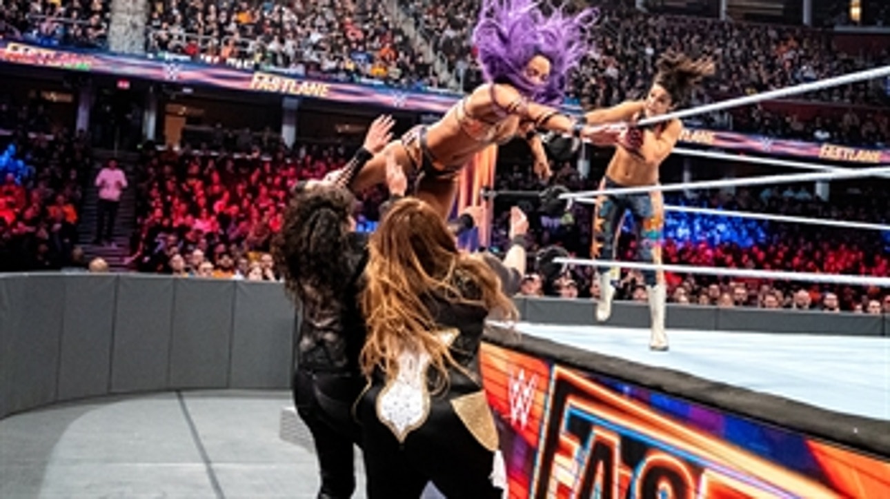 Sasha Banks & Bayley vs. Nia Jax & Tamina - WWE Women's Tag Team Titles Match: WWE Fastlane 2019 (Full Match)