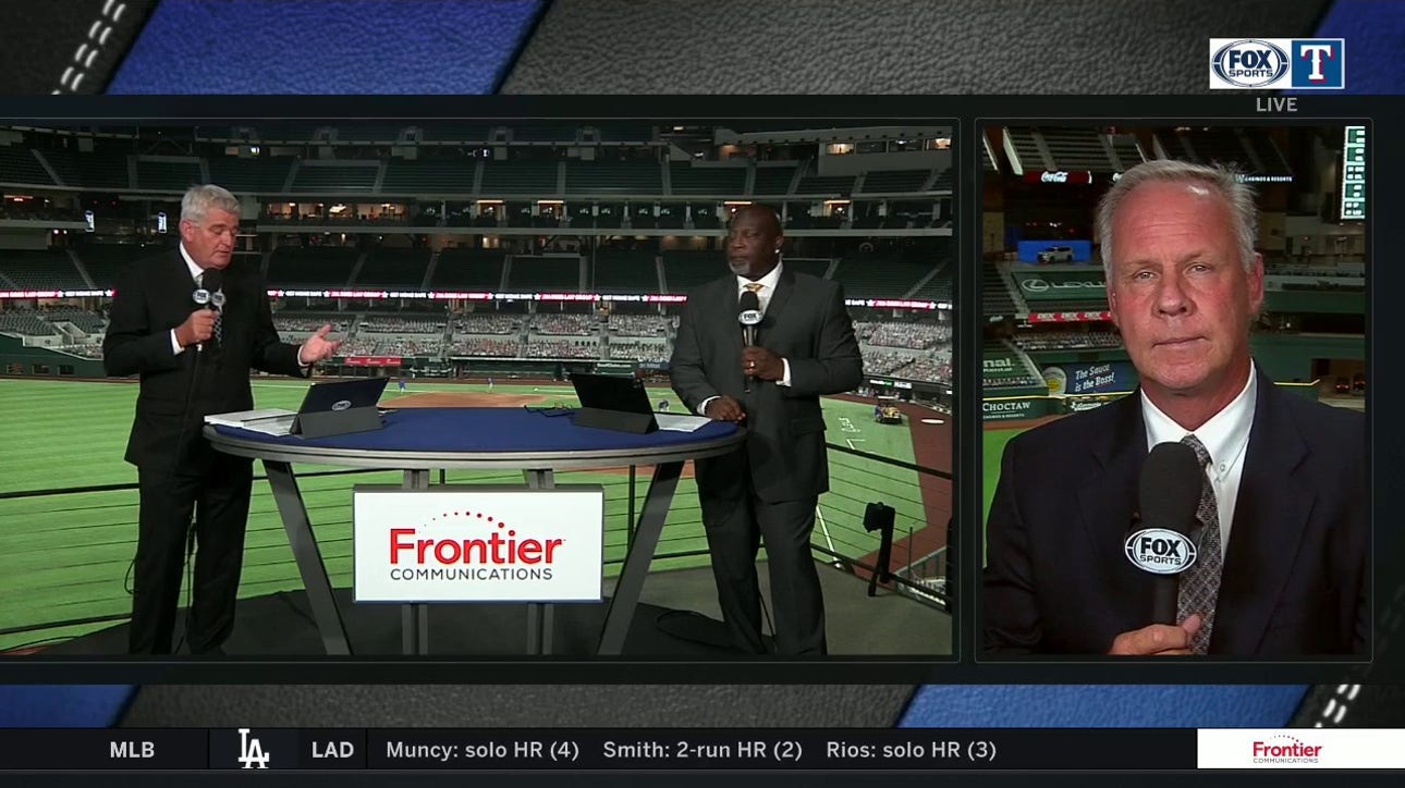 Jordan Lyles Settles Down Helps Rangers to a Win | Rangers Live