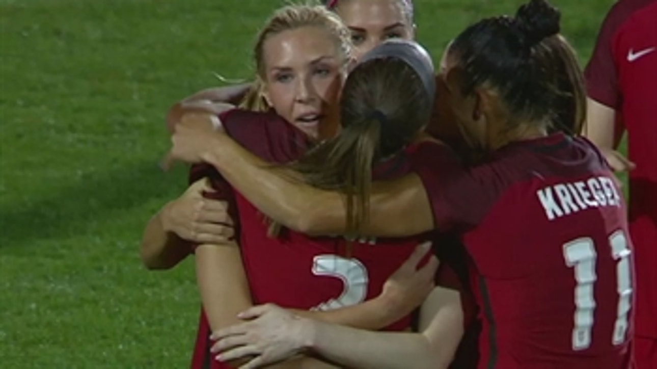 Allie Long gets her second goal of the night ' Women's International Friendly Highlights
