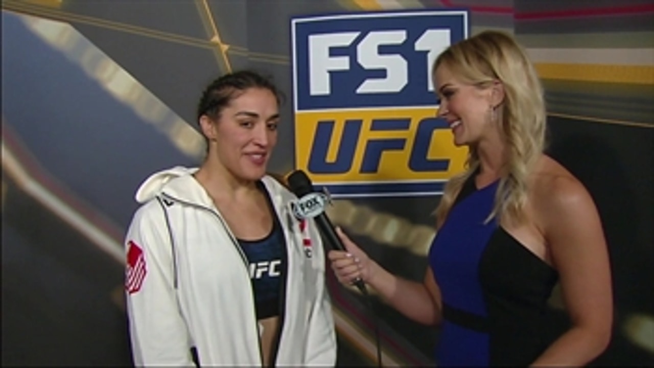 Tatiana Suarez talks to Laura Sanko ' INTERVIEW ' POST-FIGHT ' UFC FIGHT NIGHT