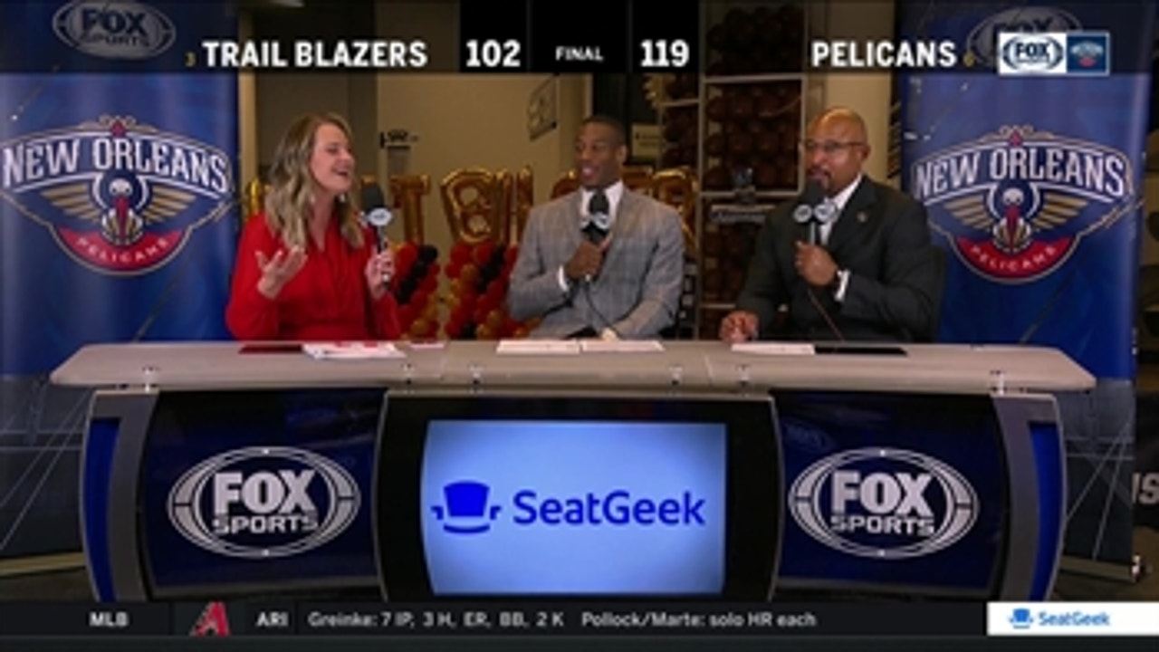Mics not working, so AD and Wesley fill in ' Pelicans Live