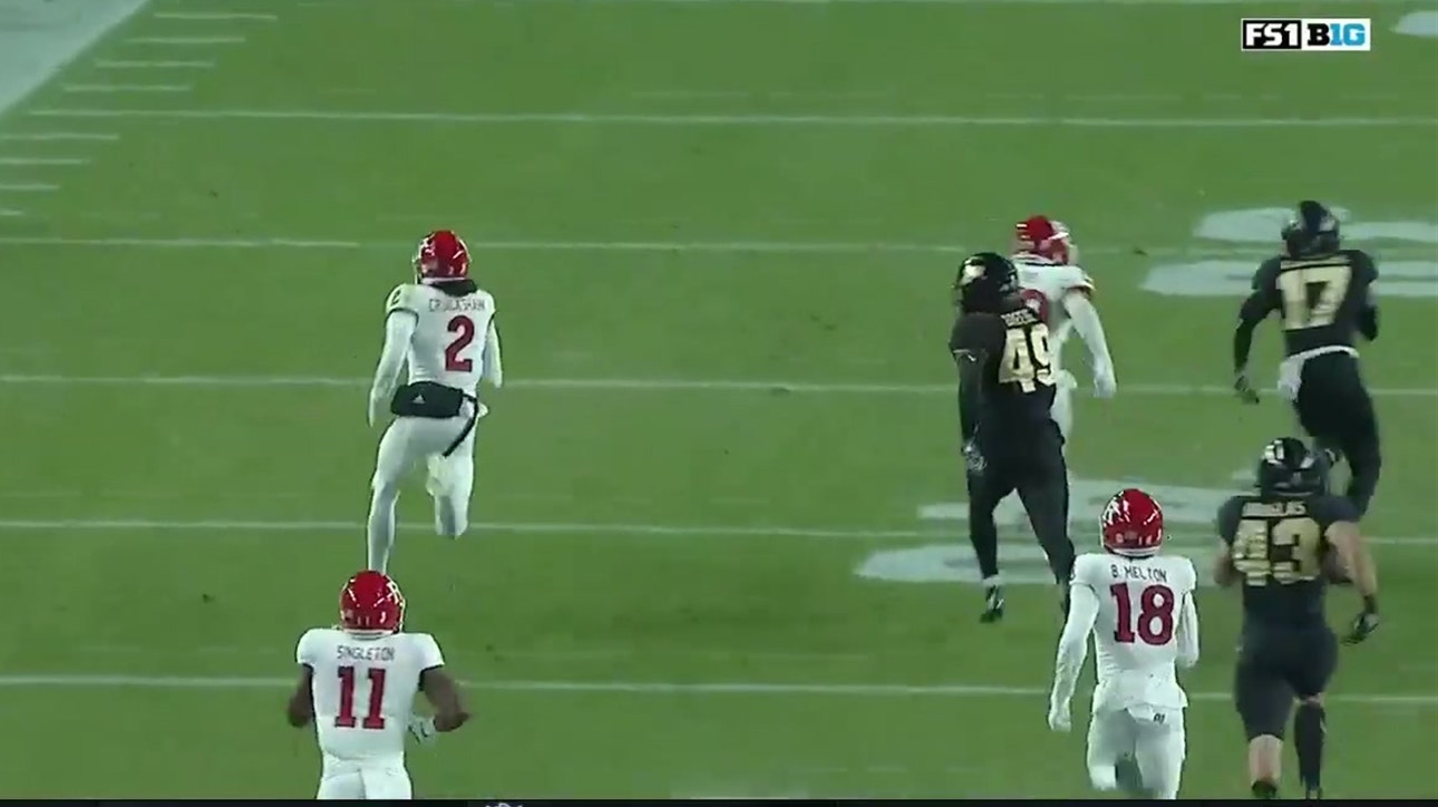 Aron Cruickshank keeps Rutgers in the game with a 100-yard kickoff return touchdown