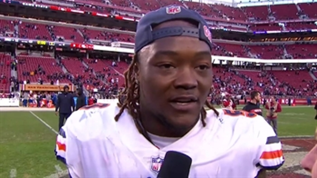 Danny Trevathan tells Shannon Spake he collects all his intercepted footballs