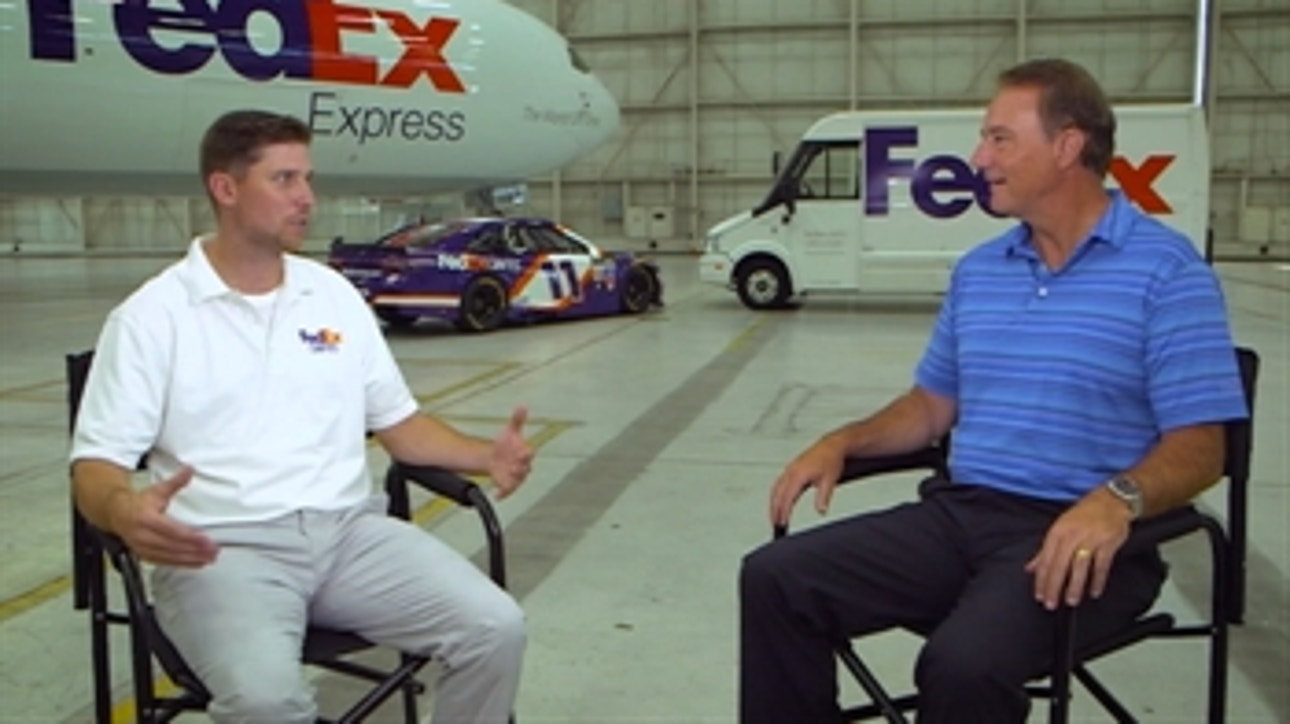 Denny Hamlin talks progress for JGR, prestige of the Brickyard I NASCAR RACEDAY