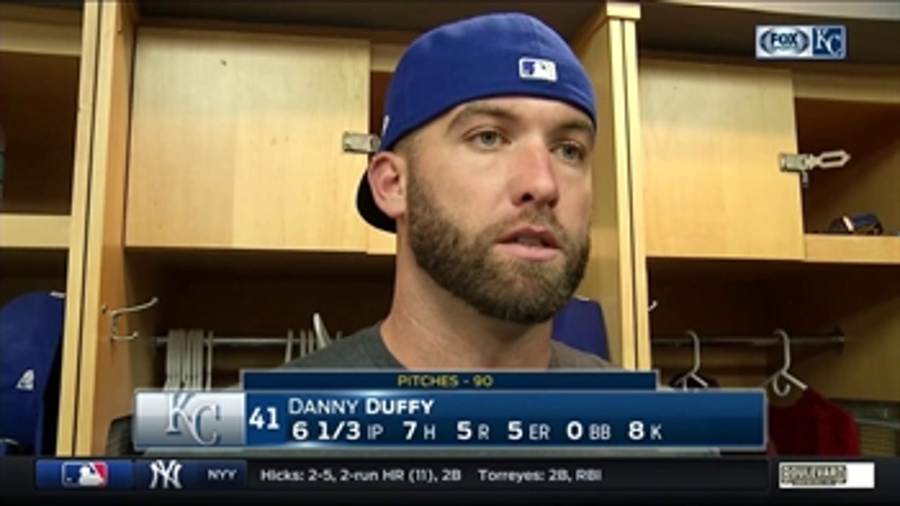 Danny Duffy after Royals' loss to White Sox: 'I've got to be better'