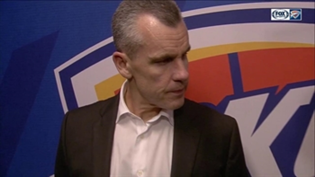 Billy Donovan on Thunder loss on the road to Pelicans