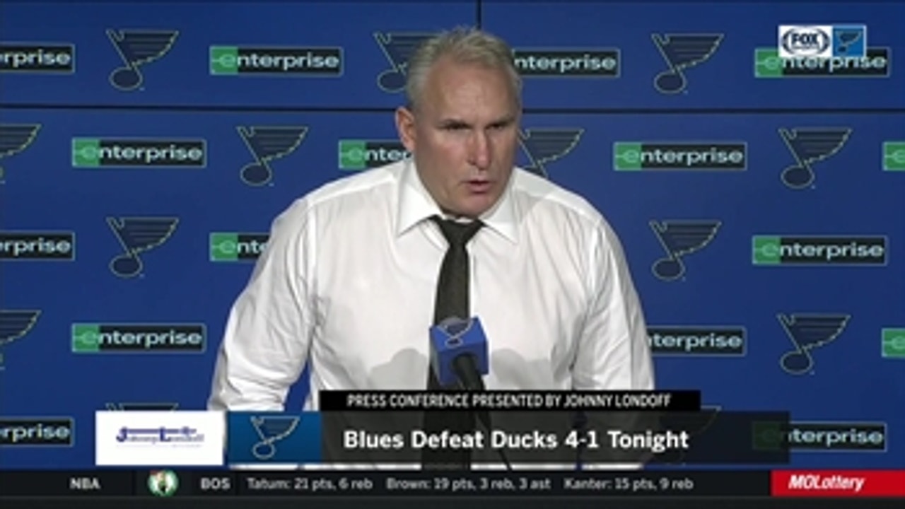 Berube: 'Our guys have done a good job of night-in and night-out playing our game'
