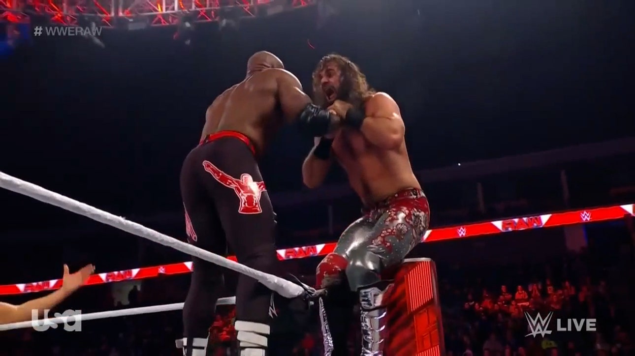 Bobby Lashley and Seth Rollins ambushed by The Hurt Busines and The Usos ' WWE on FOX