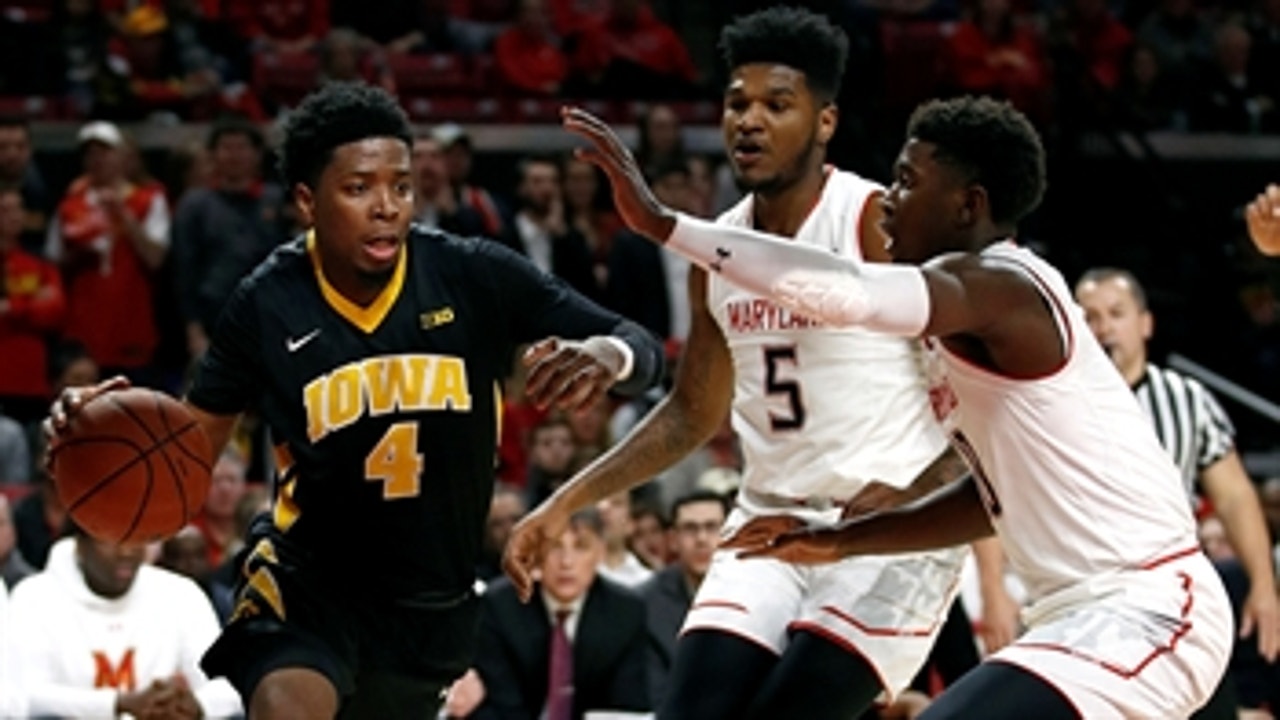 Maryland pushes past Iowa 91-73