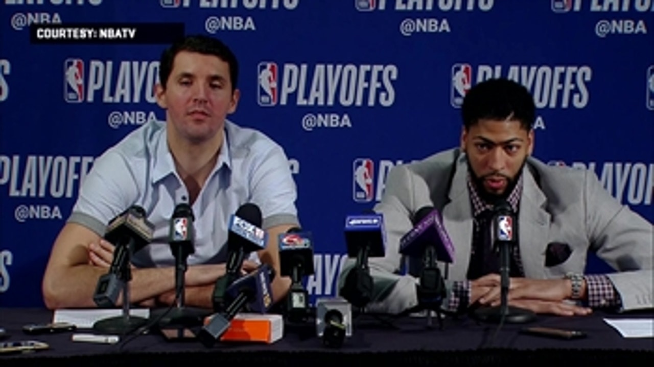 Anthony Davis on Boogie chants in Game 3 ' Trail Blazers at Pelicans