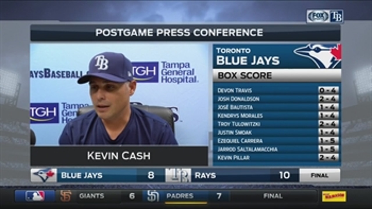 Kevin Cash - Rays vs. Blue Jays postgame press conference