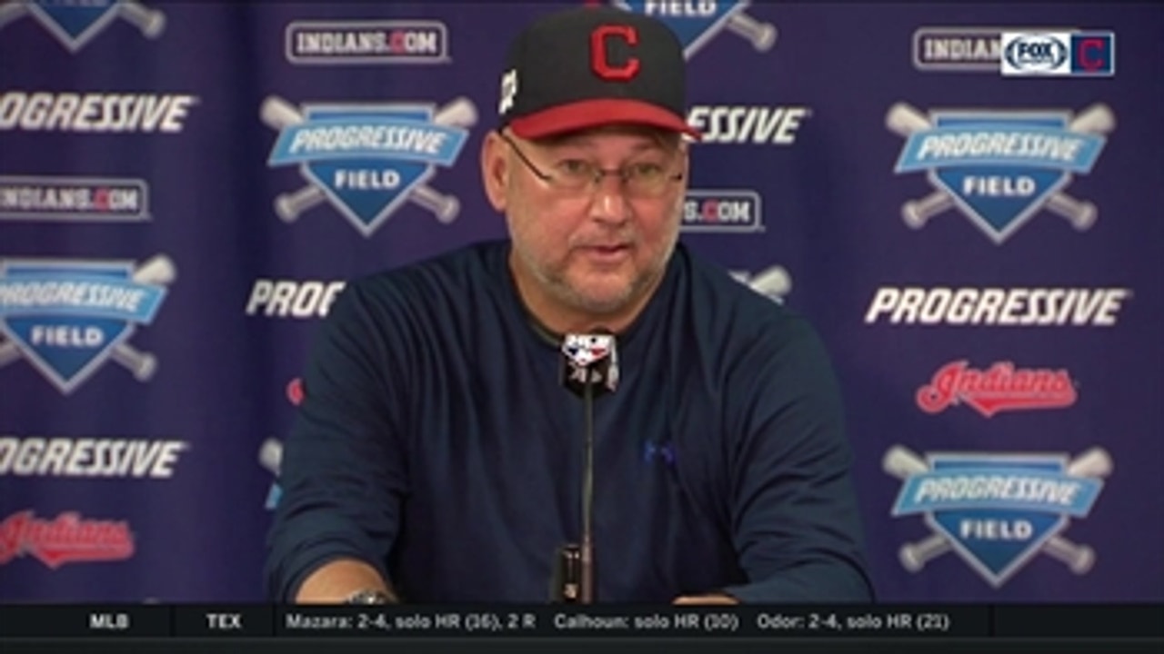 Francona: Indians 'try to take whatever's thrown at us and use it to our advantage and learn'