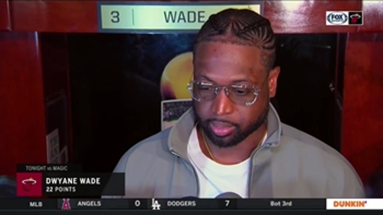Dwyane Wade on how momentum shifted to Magic in 2nd half, Chris Bosh's jersey retirement