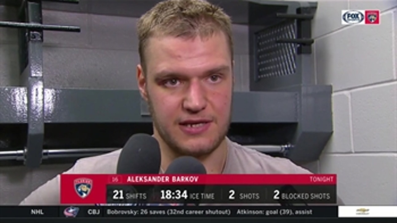 Aleksander Barkov breaks down Panthers' 6-1 loss to Montreal