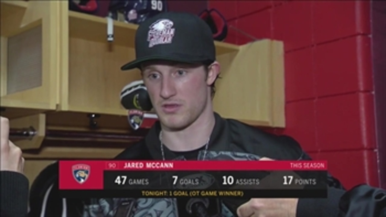 Jared McCann explains how his game-winner came to fruition