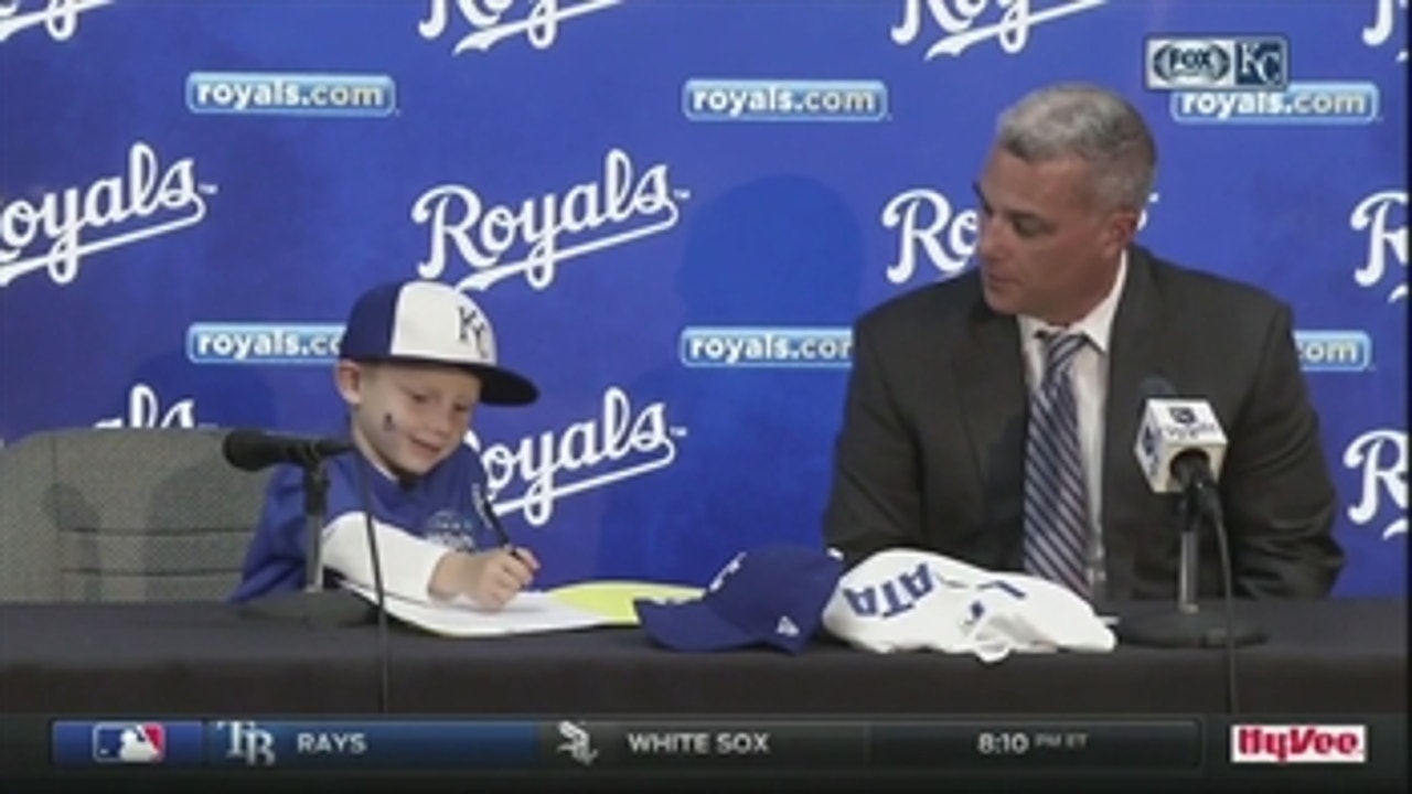 6-year-old becomes an honorary member of the Royals