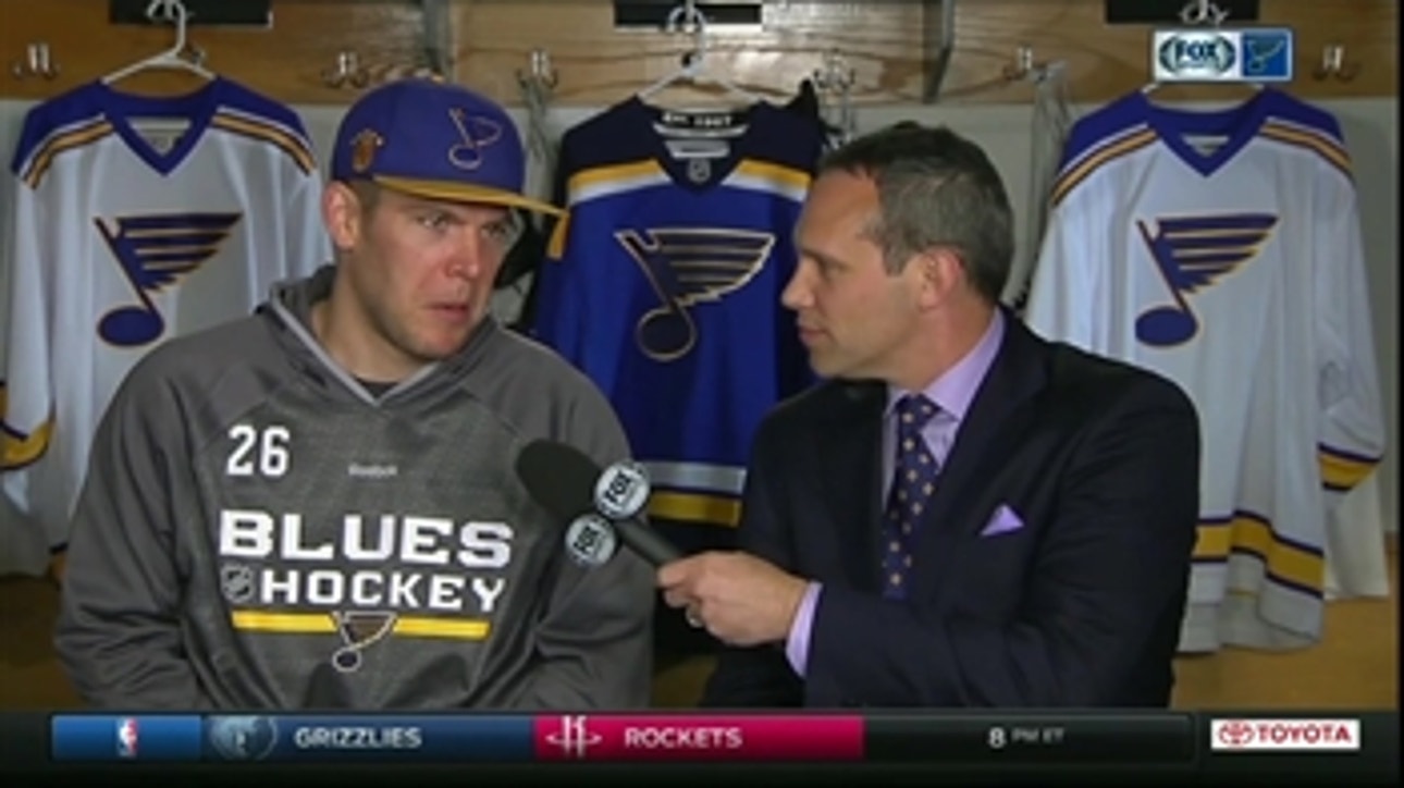 Paul Stastny talks about the Blues' hot start