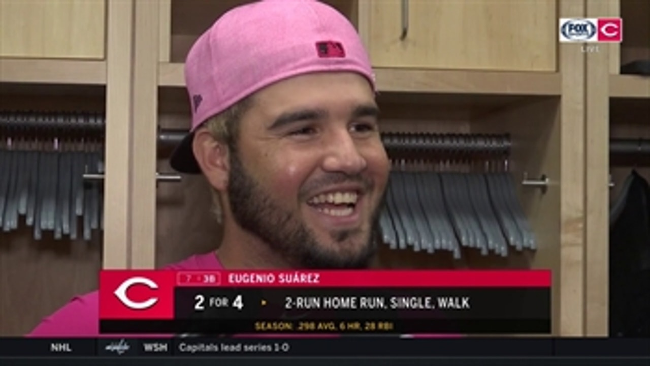 Eugenio Suarez delivers home run for mom and wife as Mother's Day present