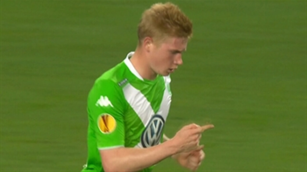 De Bruyne smashes home Wolfsburg equalizer