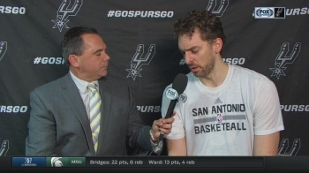 Pau Gasol: 'We had a good game'