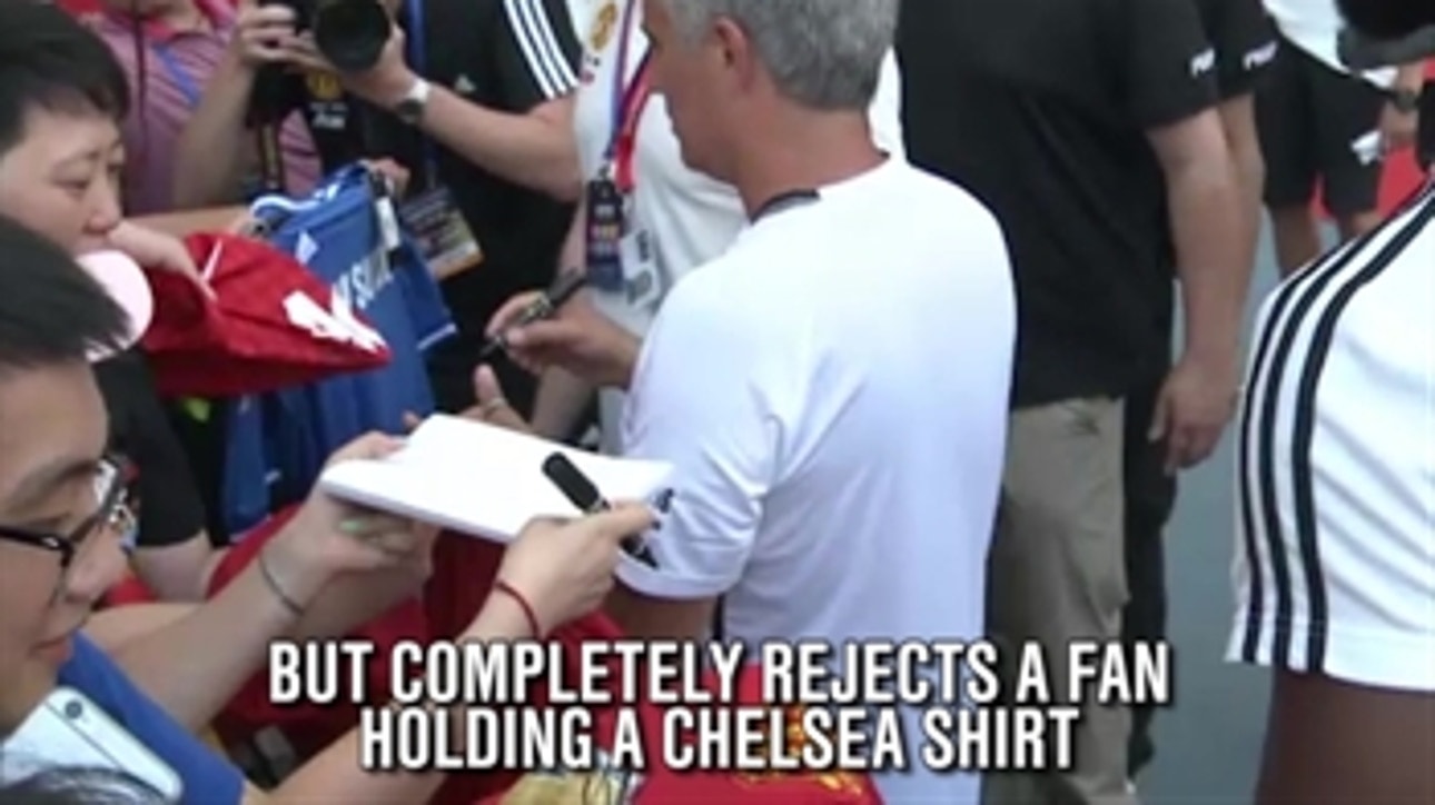 Jose Mourinho completely rejects a Chelsea fan