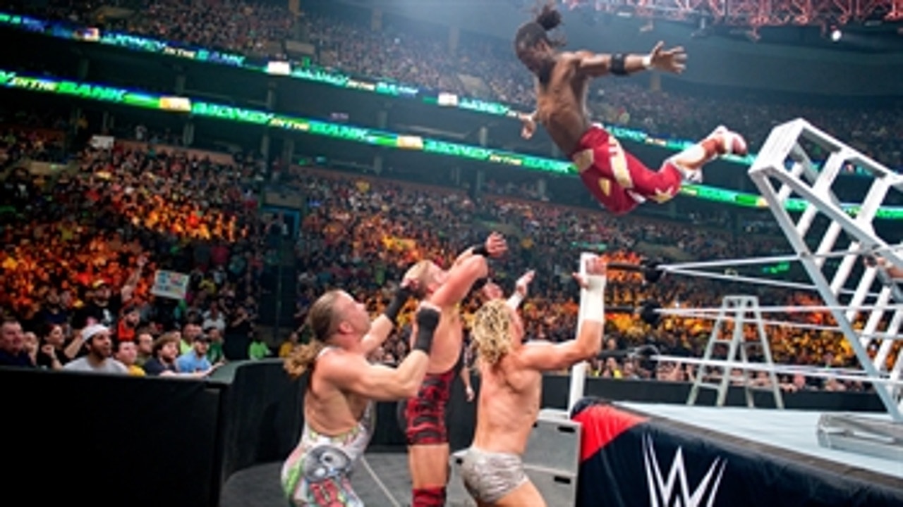 Money in the Bank Ladder Match for a WWE World Heavyweight Title Contract: Money in the Bank 2014 (Full Match)