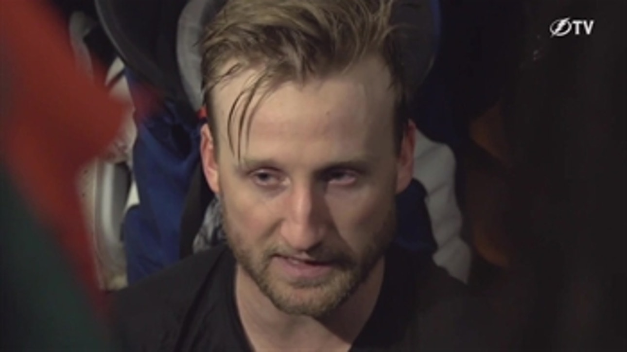 Steven Stamkos on the nature of Sunday's practice