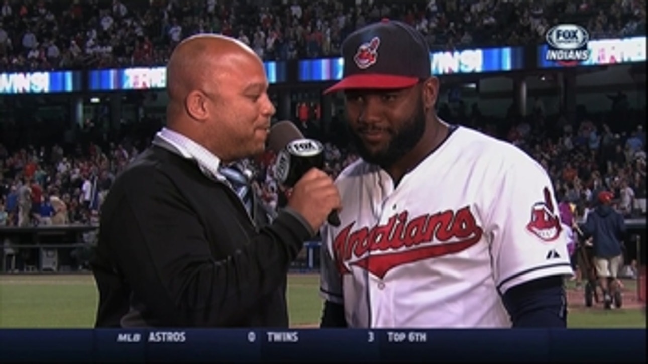 Almonte gets the big hit to help Indians beat Angels