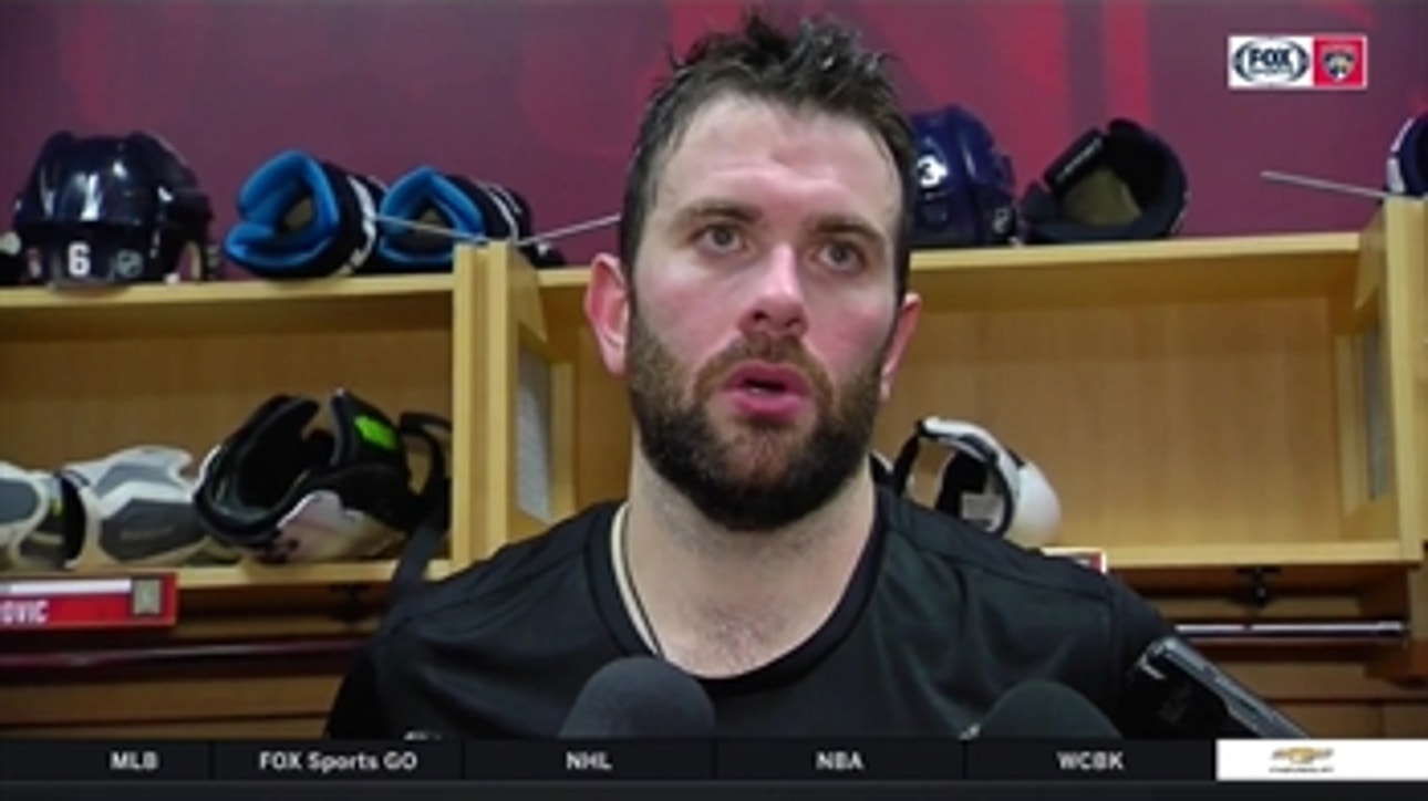 Keith Yandle on loss to Flames, upcoming bye week