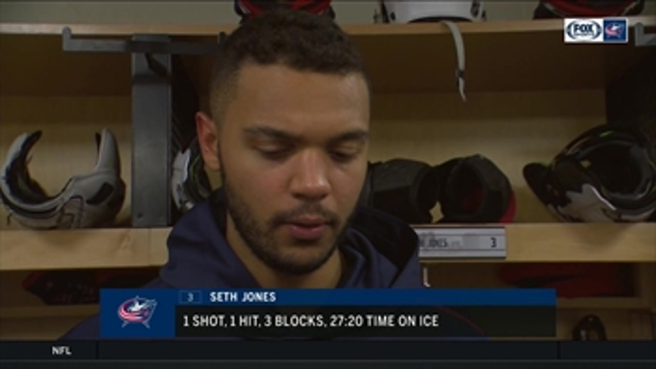 Seth Jones states "We just have to find consistency" following 1-0 OT loss to Penguins