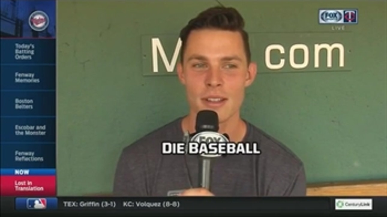 Lost in translation: Baseball-themed German lesson from Minnesota Twins' Max Kepler