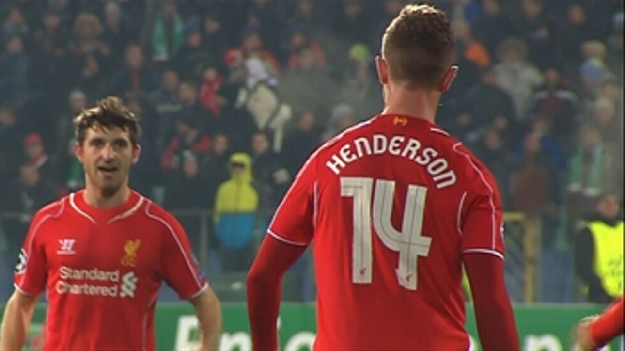 Henderson puts Liverpool in front
