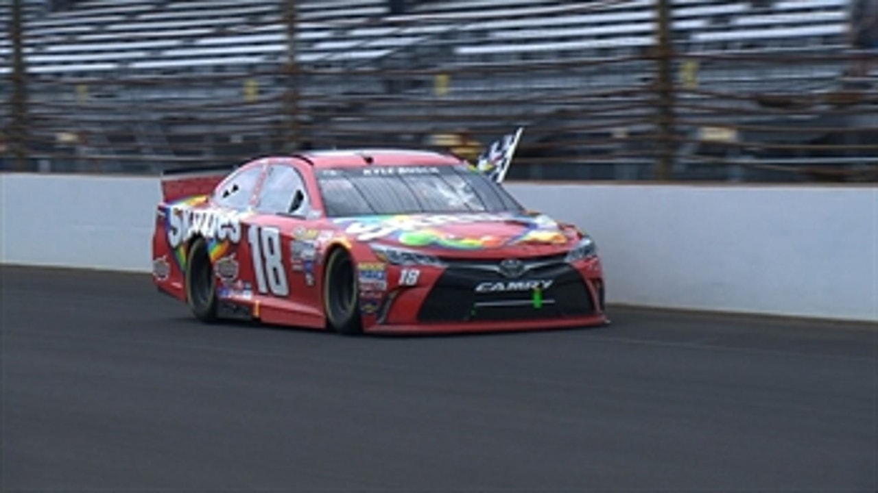 CUP: Kyle Busch Wins 3rd Straight Race - Indianapolis 2015