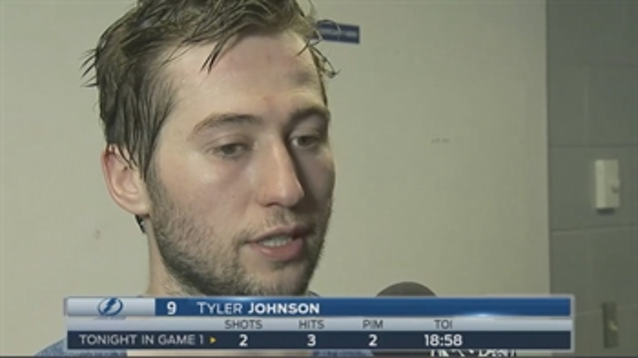 Tyler Johnson says Lightning tried to rush things in Game 1