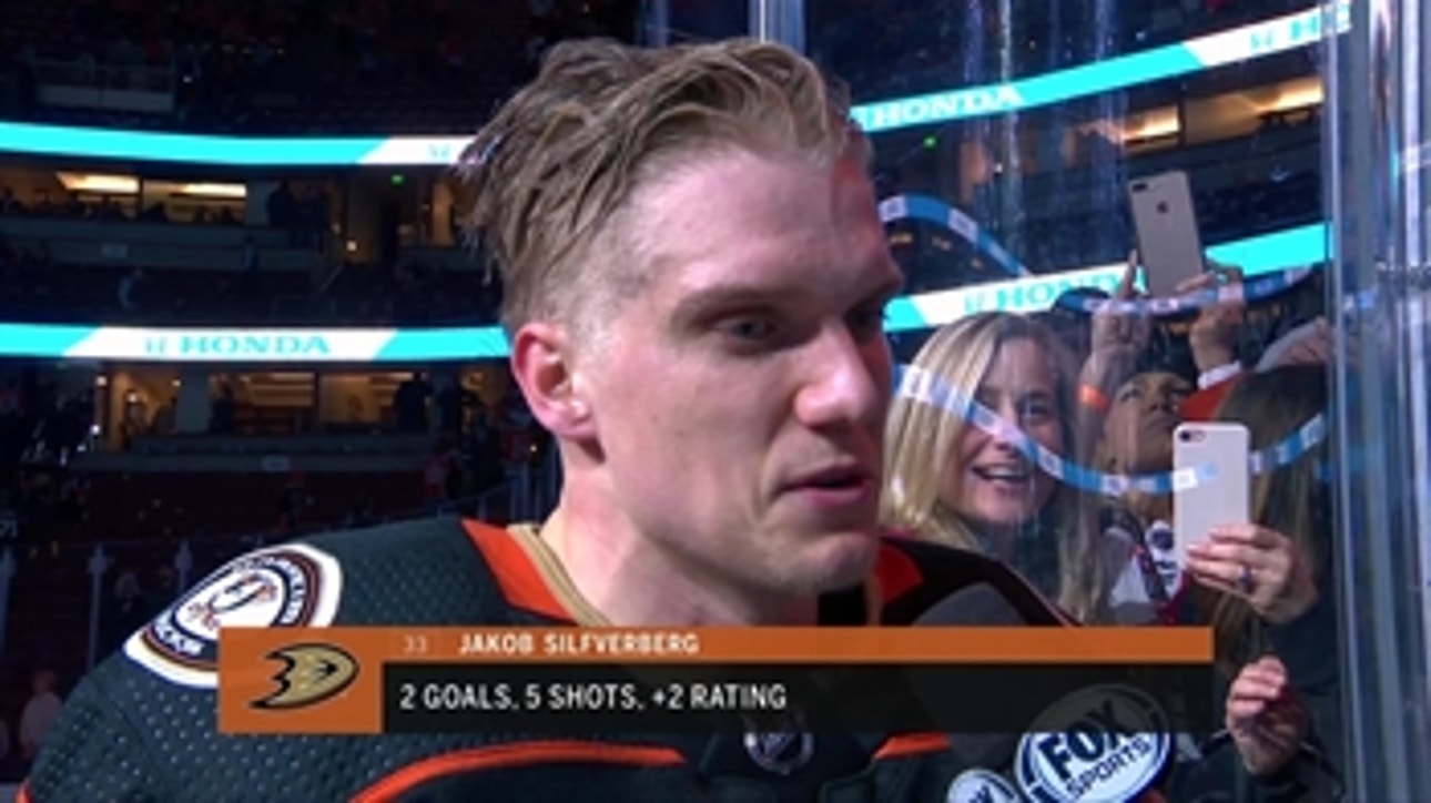 Jakob Silfverberg (2 goals vs. Chicago) and Ducks now sit in third place in Pacific Division