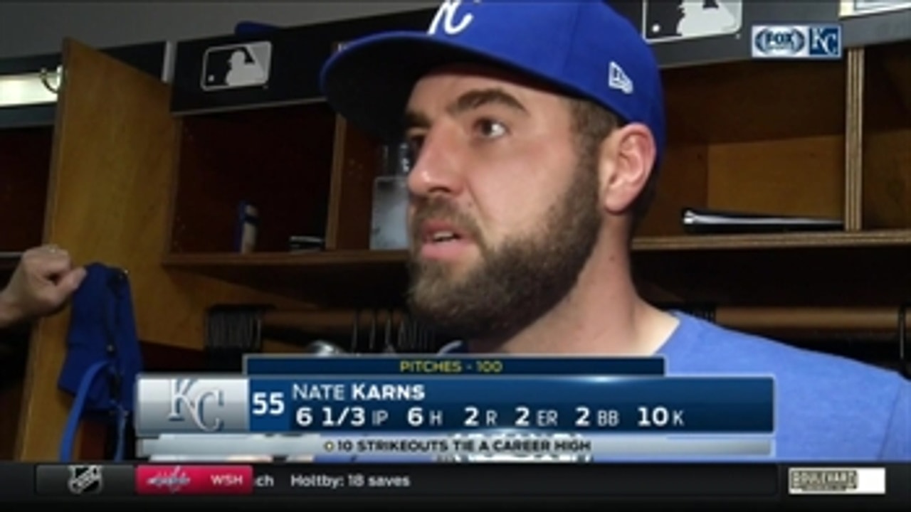 Karns after Royals win: 'Nice to see everyone click today'