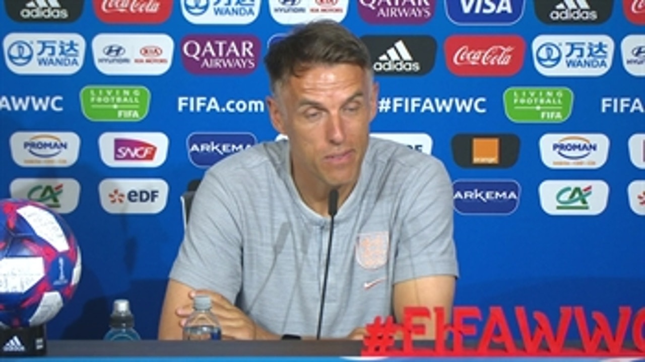 England coach Phil Neville on USWNT staff visiting his team's hotel: 'It's not something England would do'