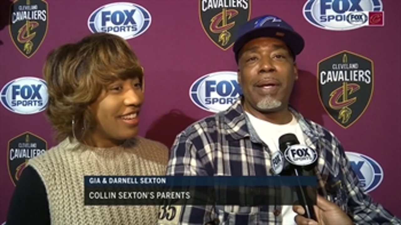 Gia and Darnell Sexton share stories about Collin on his homecoming night in Atlanta